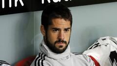 Isco, en el banquillo.