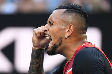 Las reacciones de Nick Kyrgios en su derrota contra Daniil Medvédev