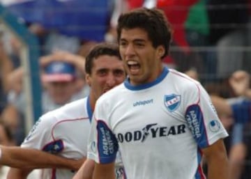 Luis Suárez debutó el 2005 en Nacional, cuando Martín Lasarte era el técnico del 'Bolso'.