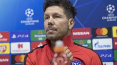 Simeone, en la rueda de prensa del Atl&eacute;tico