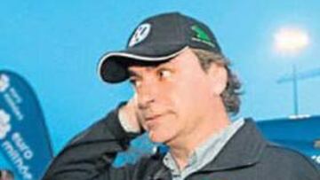 <b>DISGUSTADO. </b>Sainz no acabó contento tras la primera etapa.