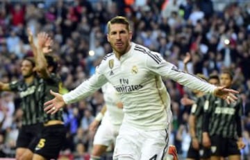 Gol de Sergio Ramos. 1-0.