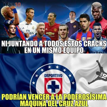 Los memes celebran al Cruz Azul y se ríen del América