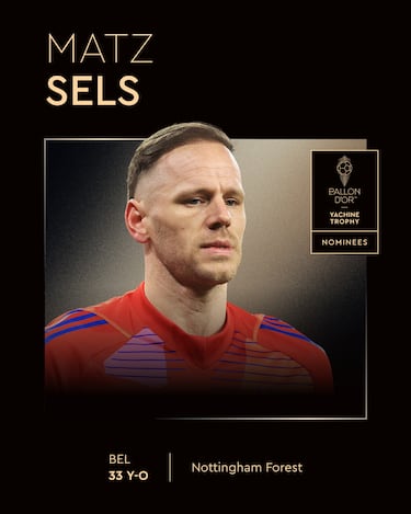 Estos son los nominados al Balón de Oro 2025