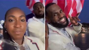 Star-Studded Moment: Coco Gauff Amazed to Be the USA Flag Bearer Alongside LeBron James