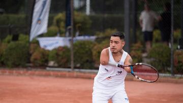 Lo inspiró Fernando González y hoy brilla en el parastanding tenis