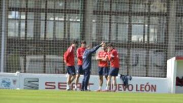 Valcerde, con Ander, Mikel Rico e Iturraspe.