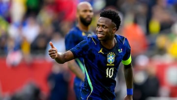 Vinicius, en el partido ante Francia.