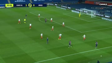 El asombroso pase de Di María en la victoria del PSG: impresionante