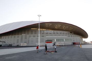 El Wanda Metropolitano sigue en obras