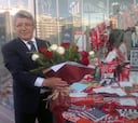 Enrique Cerezo rinde homenaje a Eusebio antes de la final