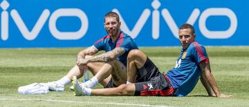Rodrigo y Sergio Ramos. 