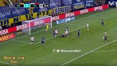 ¡Pero qué hiciste pibe! Golazo de rodillas de Girotti para River ante Boca en el Superclásico