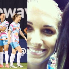 María Sánchez, de tomarse fotos como fan a celebrar goles con Alex Morgan