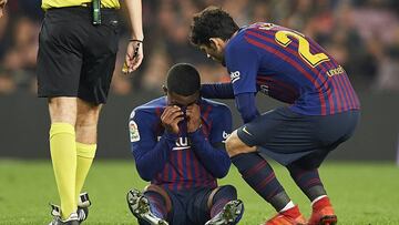 Alivio Malcom: sólo sufre un esguince menor, dos semanas de baja