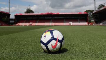 The Premier League ball is seen prior to the Premier League match between AFC Bournemouth and Watford  at Vitality Stadium on August 19, 2017 in Bournemouth, England.  (Photo by Dan Istitene/Getty Images)