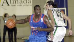 Jean Jacques Concei&ccedil;ao, en un partido de la Copa Korac.