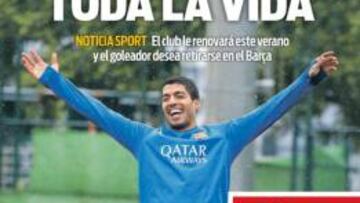 Sport: El Barça negociará la ampliación de Suárez