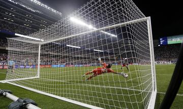 Luca Zidane en la tanda de penaltis.