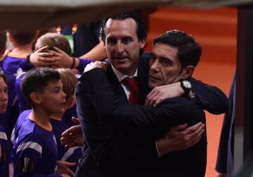 Marcelino y Unai Emery.