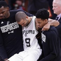 Parker dice adiós a los Playoffs: lesión en la pierna izquierda