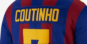 Barcelona respeta sus colores tradicionales, aunque ningún jersey de la NFL cuenta con líneas verticales.