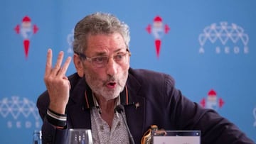 Carlos Mouriño durante una rueda de prensa.