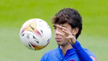 Jo&atilde;o F&eacute;lix, en un entrenamiento.