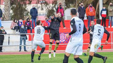 Imagen del partido entre el Intercity y el Eldense.