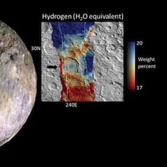 Se descubren rastros de la corteza helada de CERES