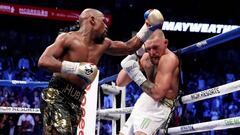 El combate de Mayweather y McGregor en imágenes