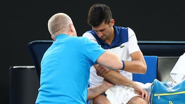 Djokovic to assess options on injured elbow after Chung defeat