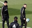 Bale y James, ausentes en el entrenamiento del Madrid