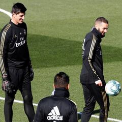Bale y James, ausentes en el entrenamiento del Madrid