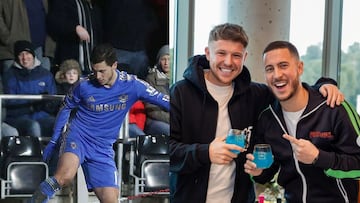 Hazard y el recogepelotas que agredió: “Lo bueno de la jubilación es ponerse al día con viejos amigos”