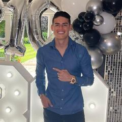 James Rodríguez celebra su cumpleaños número 30