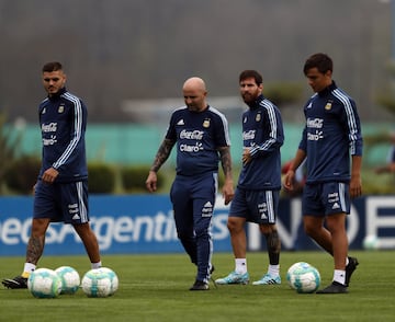 El entrenamiento de la Selección en Ezeiza, en imágenes