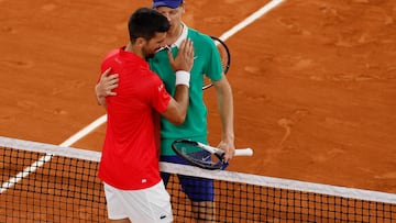 Resumen del Sinner vs Djokovic, semifinales de Roland Garros