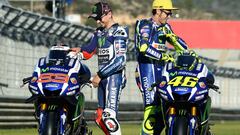 Jorge Lorenzo y Valentino Rossi en Yamaha.