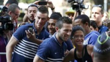 Los jugadores franceses están felices en su sede, Ribeirao Preto, una ciudad con vestigios franceses desde el siglo XIX.
