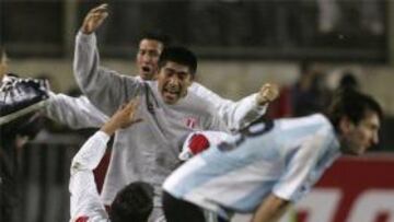 <b>PERÚ 1-ARGENTINA 1.</b>La selección peruana consiguió el empate con el tiempo cumplido.