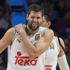 Felipe Reyes se pierde el derbi y es duda para la Copa del Rey