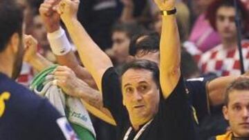 <b>BUEN RITMO. </b>Valero Rivera y Víctor Tomás, tras ganar a Croacia.