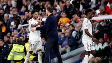 04/01/26 PARTIDO PRIMERA DIVISION
REAL MADRID - BETIS
CAMBIO SUSTITUCION RODRYGO GOES VINICIUS JR XABI ALONSO ENTRENADOR