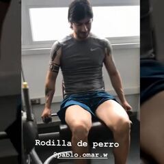 ¿Se va? Valdés mostró cómo trabaja para fortalecer su rodilla