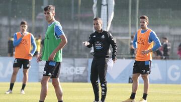 Borja Jiménez no quiere excusas con el césped artificial ante Unionistas.