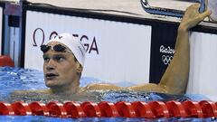 El nadador franc&eacute;s Yannick Agnel reacciona tras las series de los 200 metros libres en los Juegos Ol&iacute;mpicos de R&iacute;o 2016.