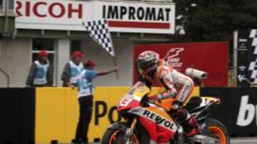 Marc Márquez, tras una de sus victorias este año, la de Brno.