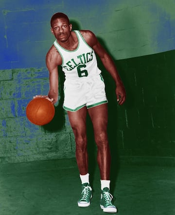 Nadie ha ganado la NBA más que él. Llevó a los Celtics a la gloria en 11 ocasiones. Fue cinco veces el MVP de la temporada.