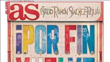 Extracto de la portada de AS de 11 de junio de 2020.